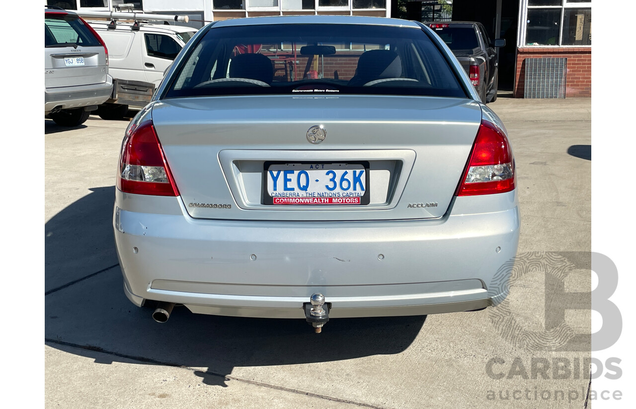 3/2006 Holden Commodore Acclaim VZ 4d Sedan Silver 3.6L