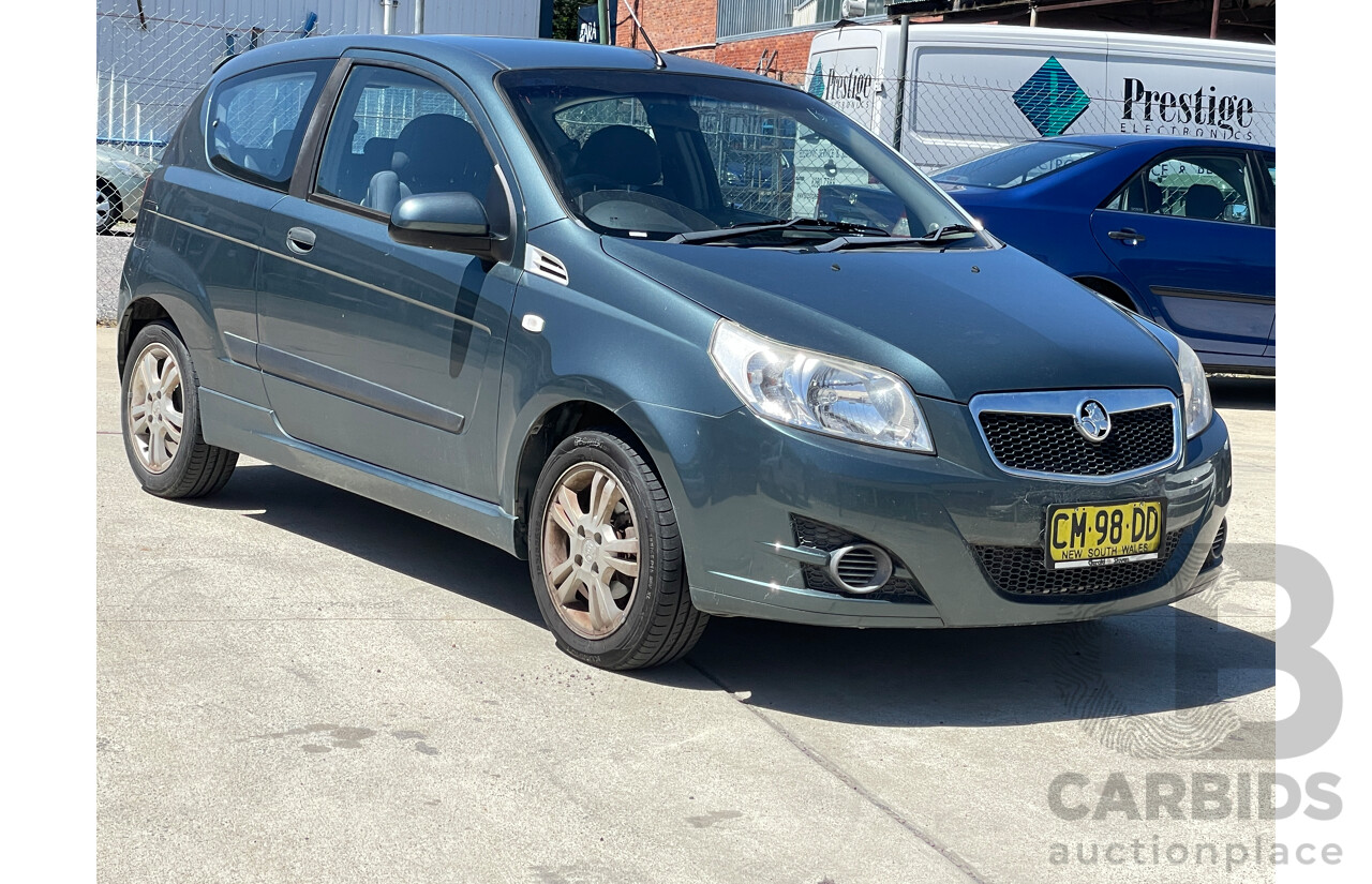 2/2010 Holden Barina  TK MY10 3d Hatchback Grey 1.6L