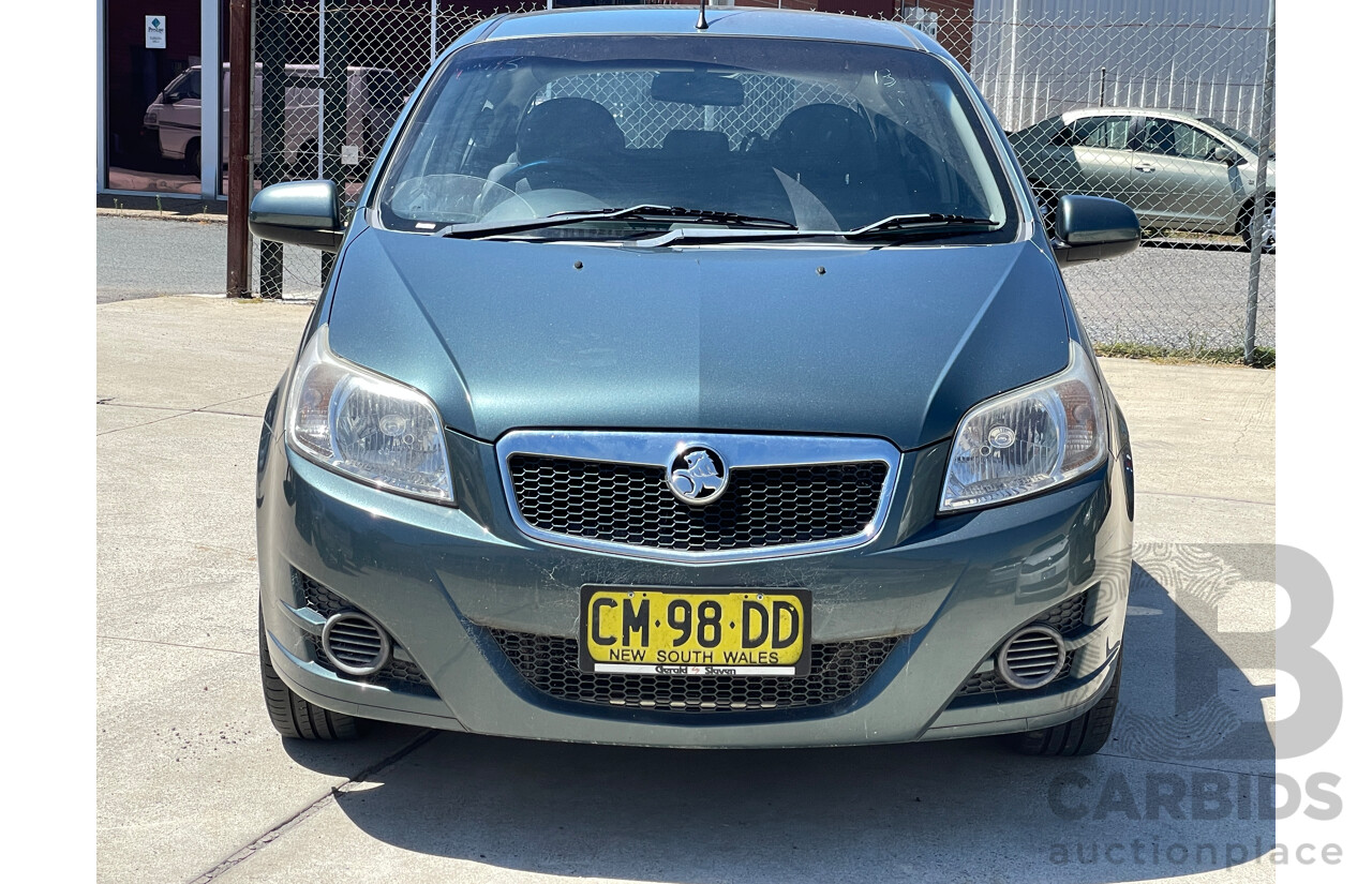 2/2010 Holden Barina  TK MY10 3d Hatchback Grey 1.6L