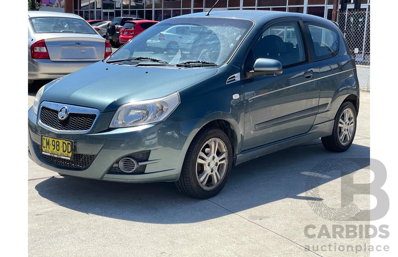 2/2010 Holden Barina  TK MY10 3d Hatchback Grey 1.6L