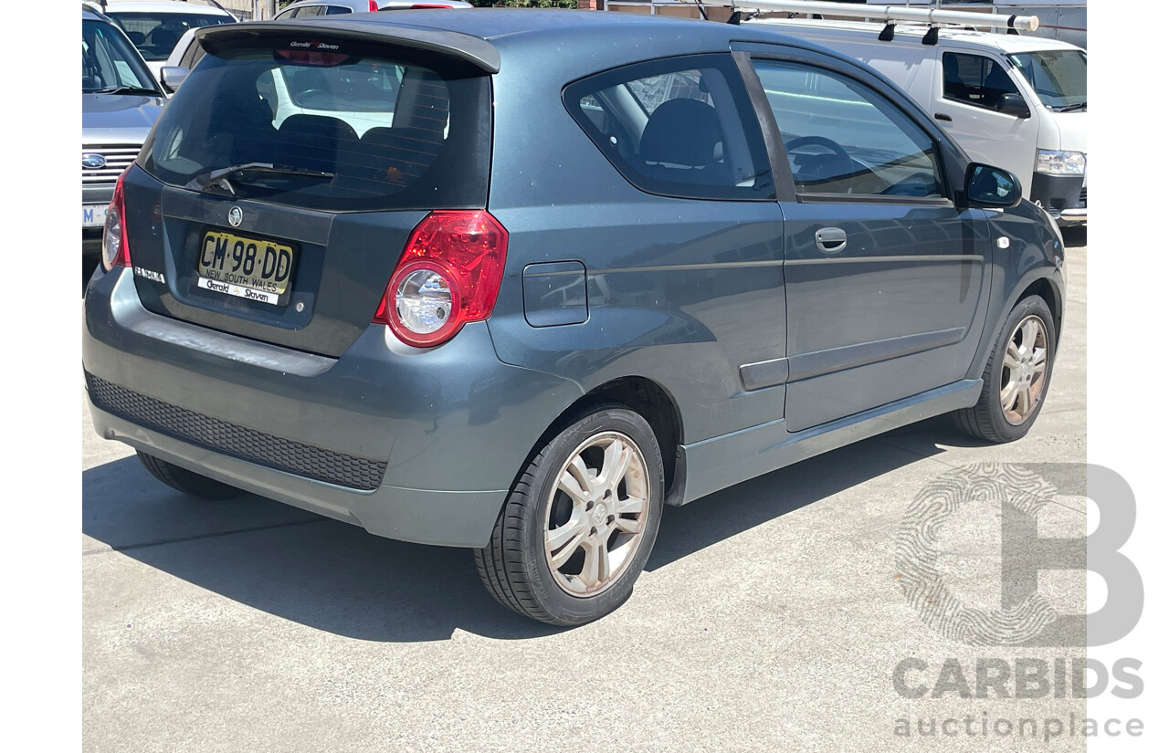 2/2010 Holden Barina  TK MY10 3d Hatchback Grey 1.6L