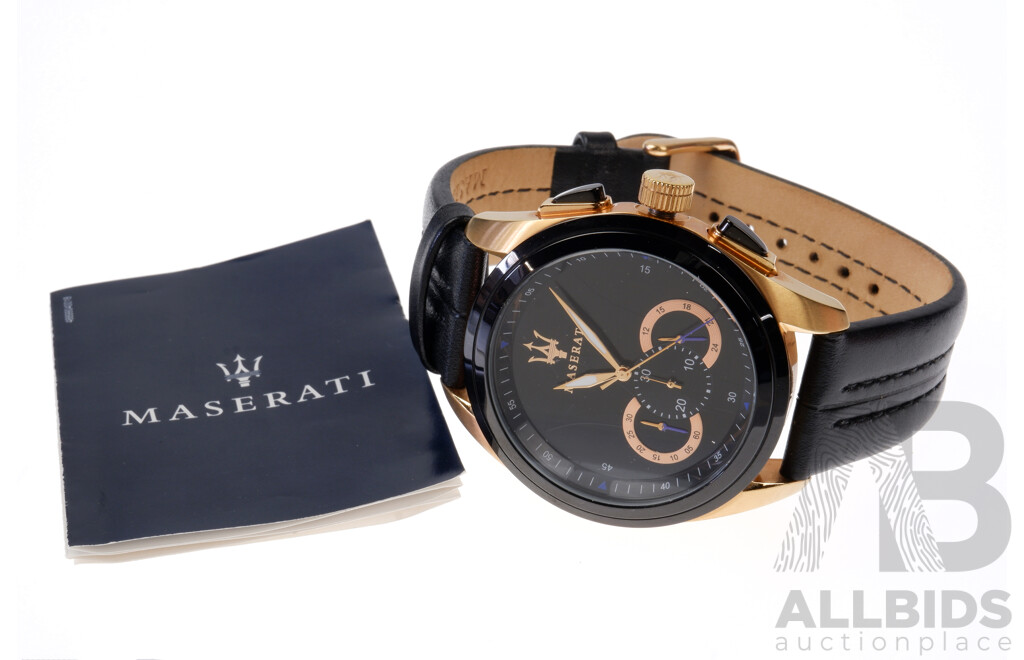 Boxed Maserati Chronograph Watch