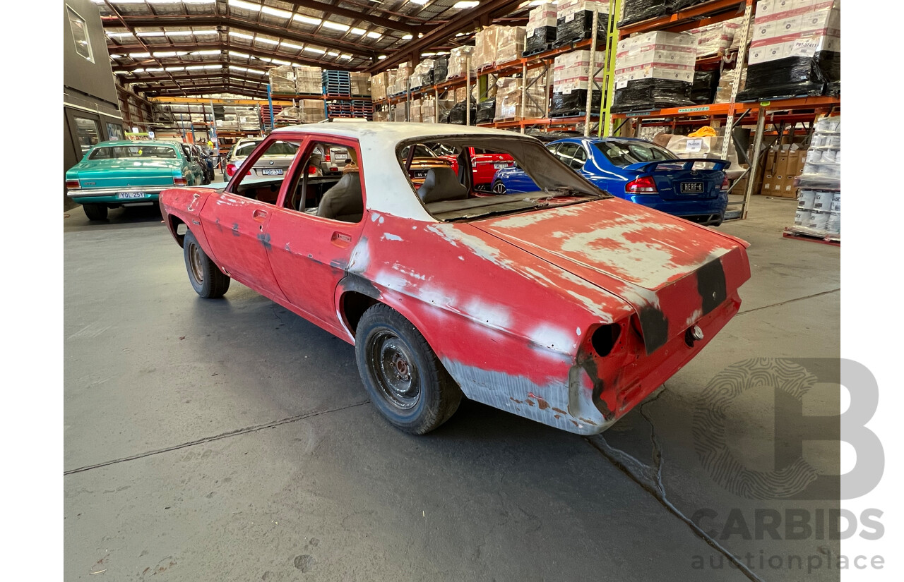 11/1977 Holden Kingswood SL HZ 4d Sedan Red 3.3L Rolling Shell