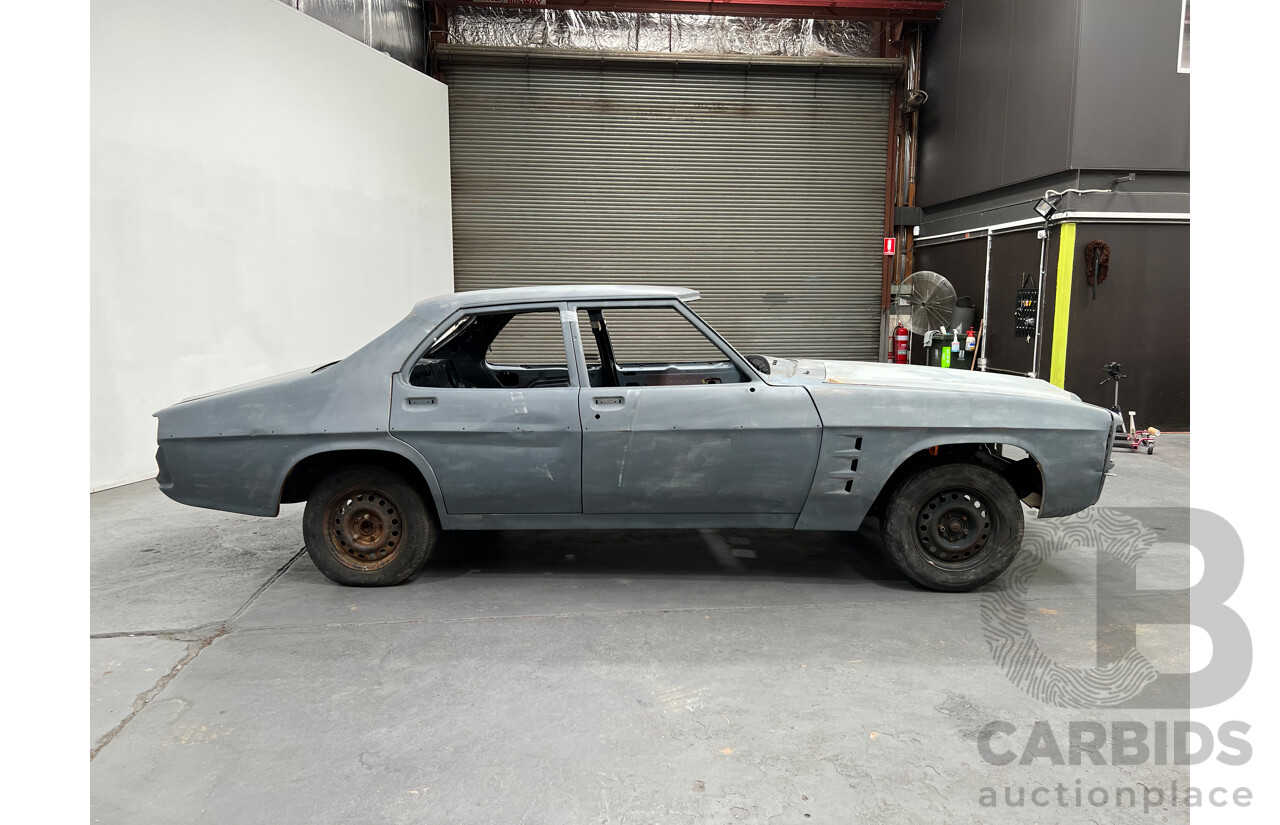 6/1975 Holden Monaro GTS HJ 4d Sedan Grey 5.0L Rolling Shell