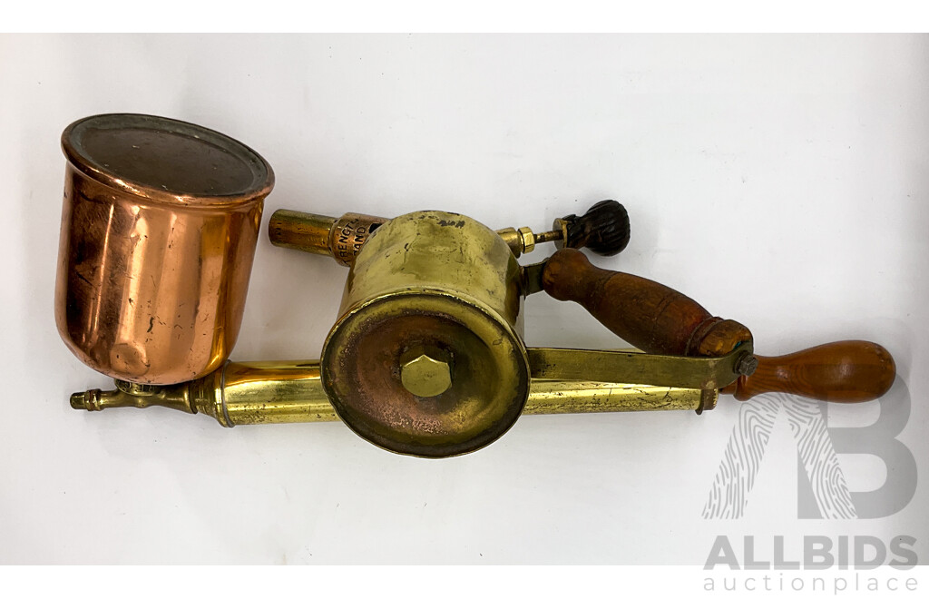 Vintage Brass and Copper Sprayer and a Strength Brand Brass Torch