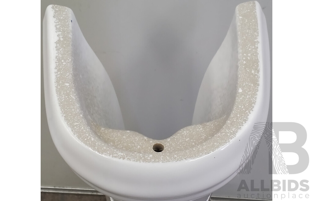 Caroma Vitreous China Vintage Style Hand Basin With Stand - New
