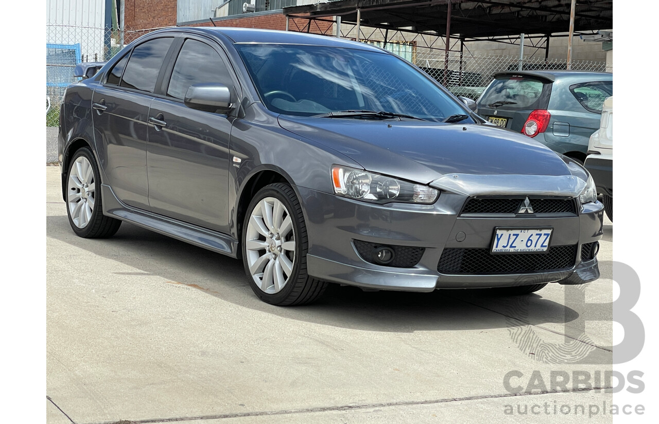 7/2011 Mitsubishi Lancer VR-X CJ MY11 4d Sedan Grey 2.4L