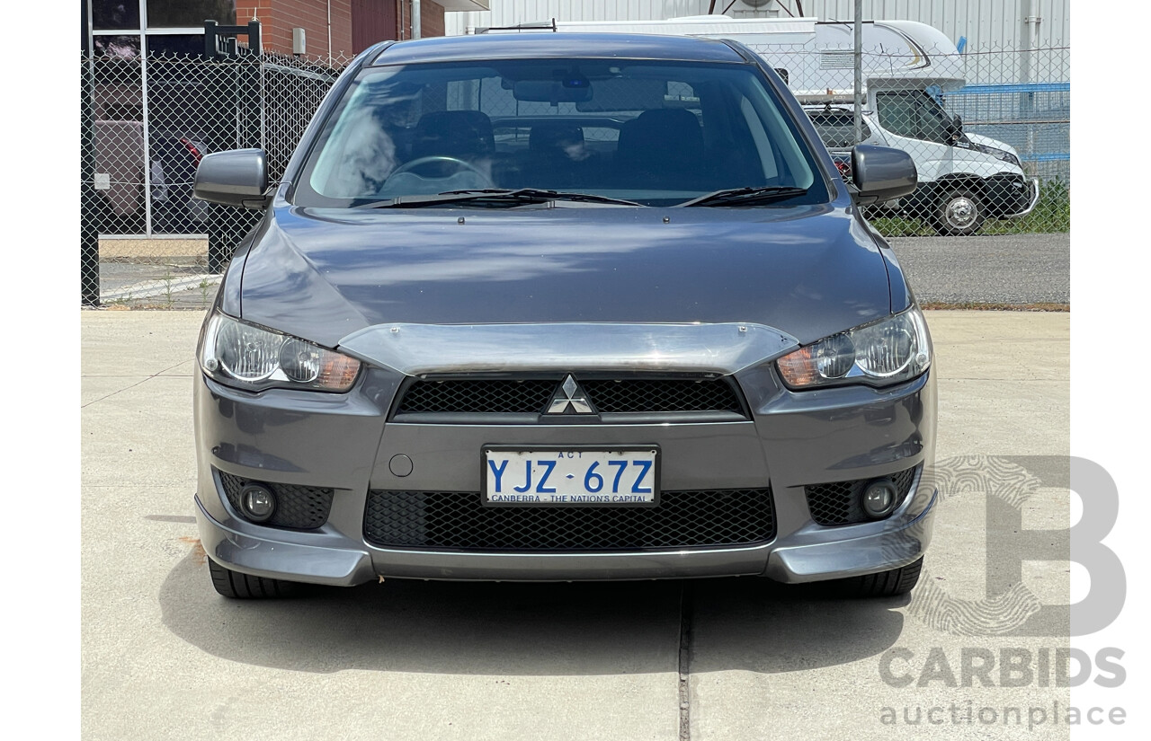 7/2011 Mitsubishi Lancer VR-X CJ MY11 4d Sedan Grey 2.4L