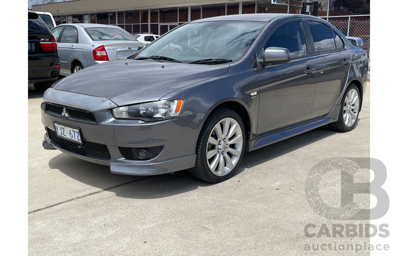 7/2011 Mitsubishi Lancer VR-X CJ MY11 4d Sedan Grey 2.4L