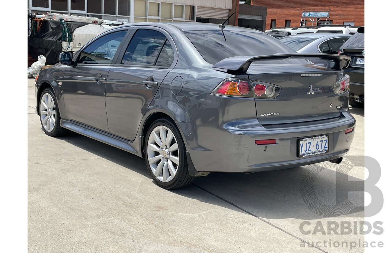 7/2011 Mitsubishi Lancer VR-X CJ MY11 4d Sedan Grey 2.4L