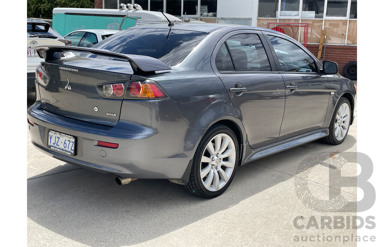 7/2011 Mitsubishi Lancer VR-X CJ MY11 4d Sedan Grey 2.4L