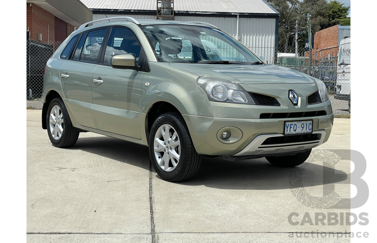 8/2008 Renault Koleos Dynamique (4x2) H45 4d Wagon Gold 2.5L