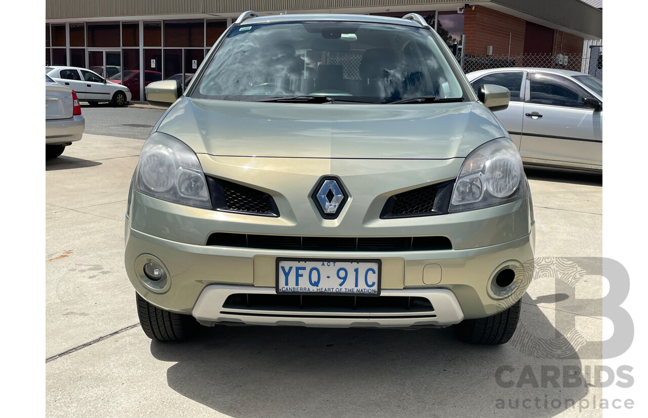 8/2008 Renault Koleos Dynamique (4x2) H45 4d Wagon Gold 2.5L