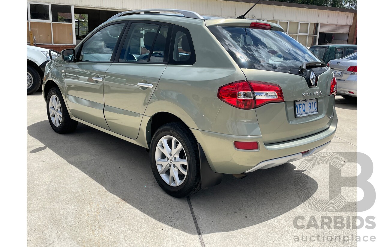 8/2008 Renault Koleos Dynamique (4x2) H45 4d Wagon Gold 2.5L