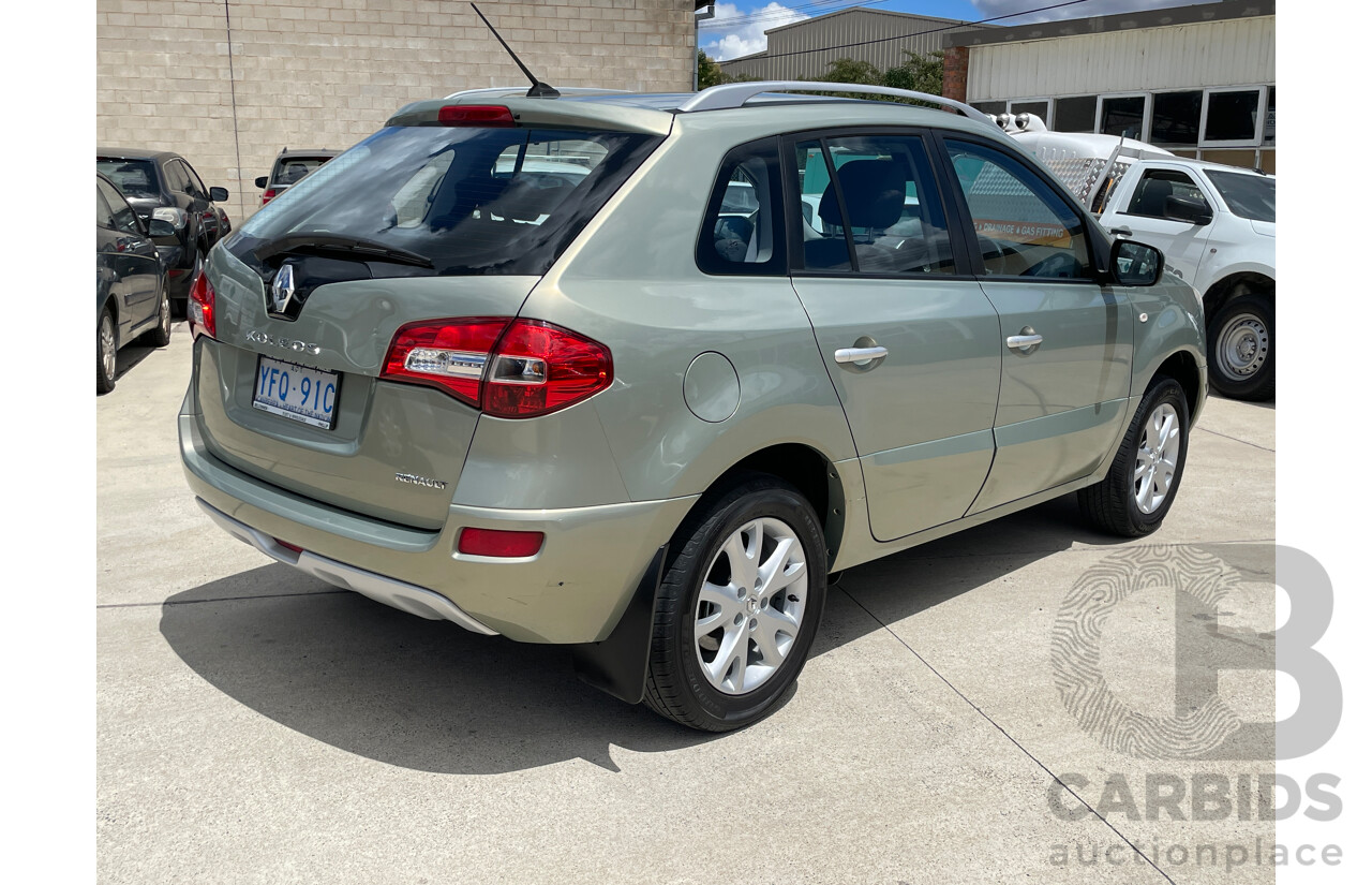 8/2008 Renault Koleos Dynamique (4x2) H45 4d Wagon Gold 2.5L