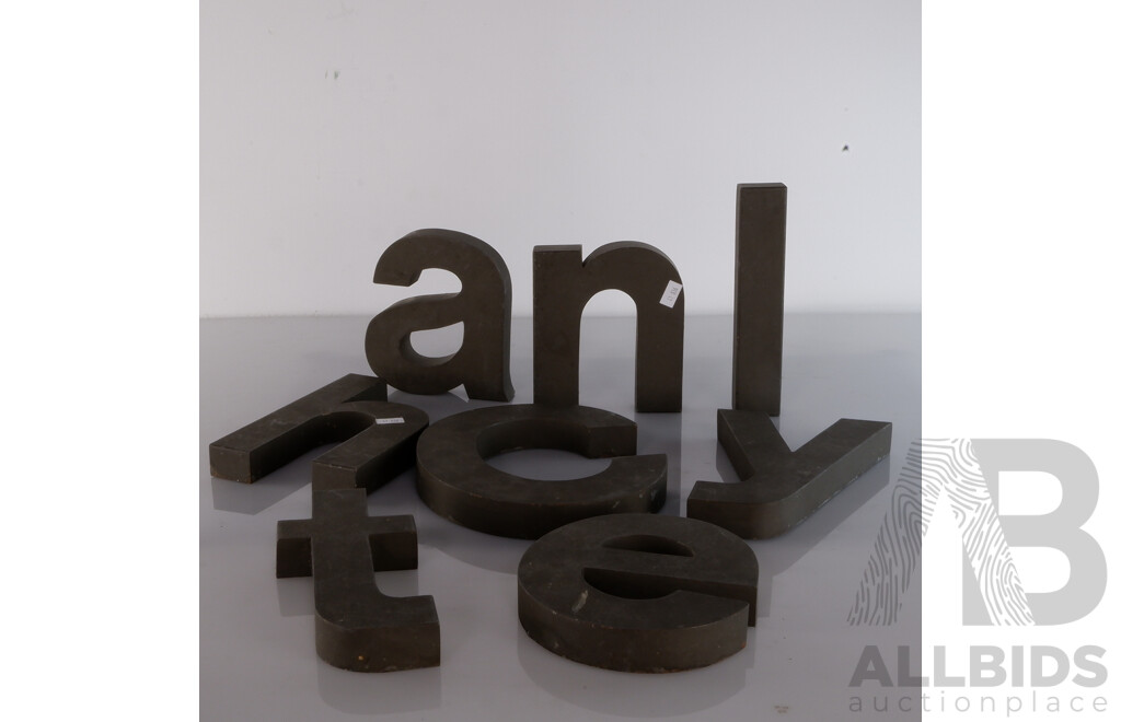 Eight Metal Letters