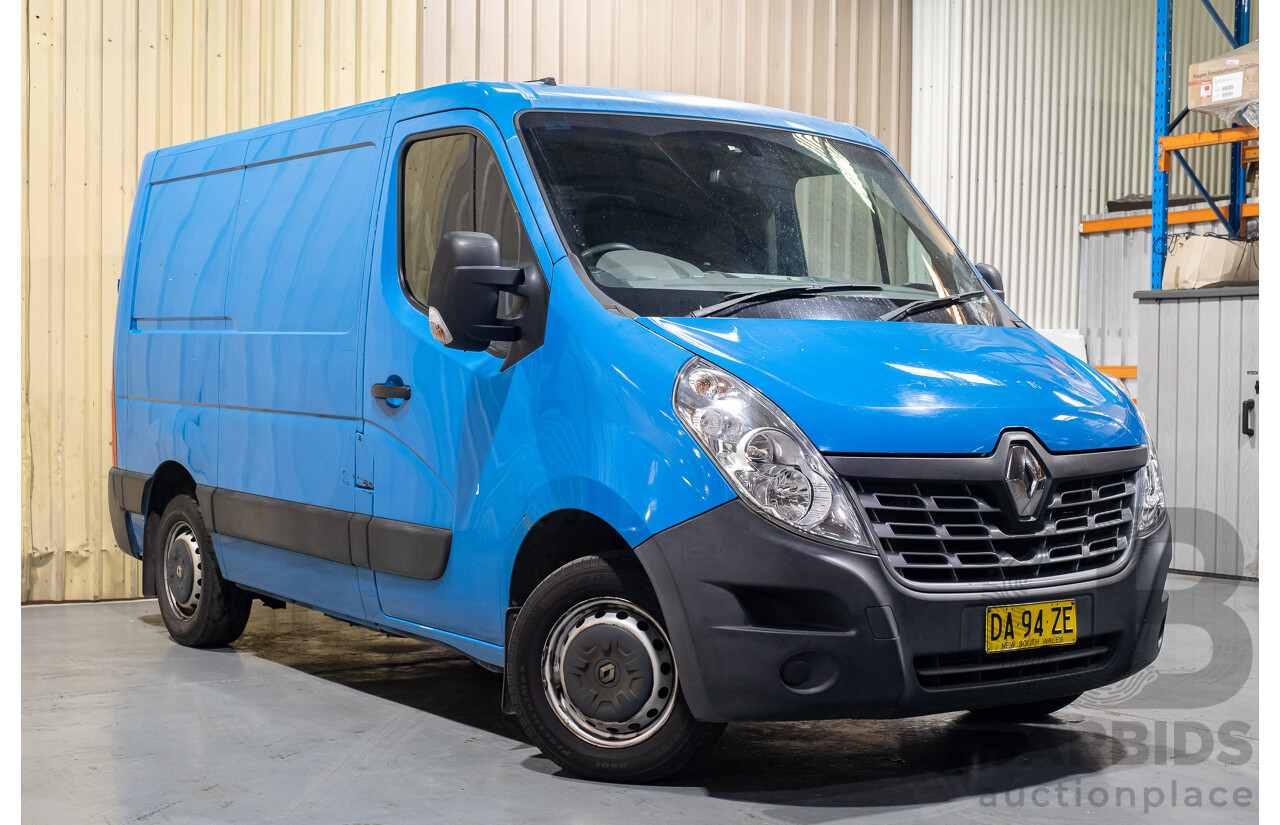 6/2016 Renault Master SWB X62 2d Van Blue 2.3L Turbo Diesel - Refridgerated