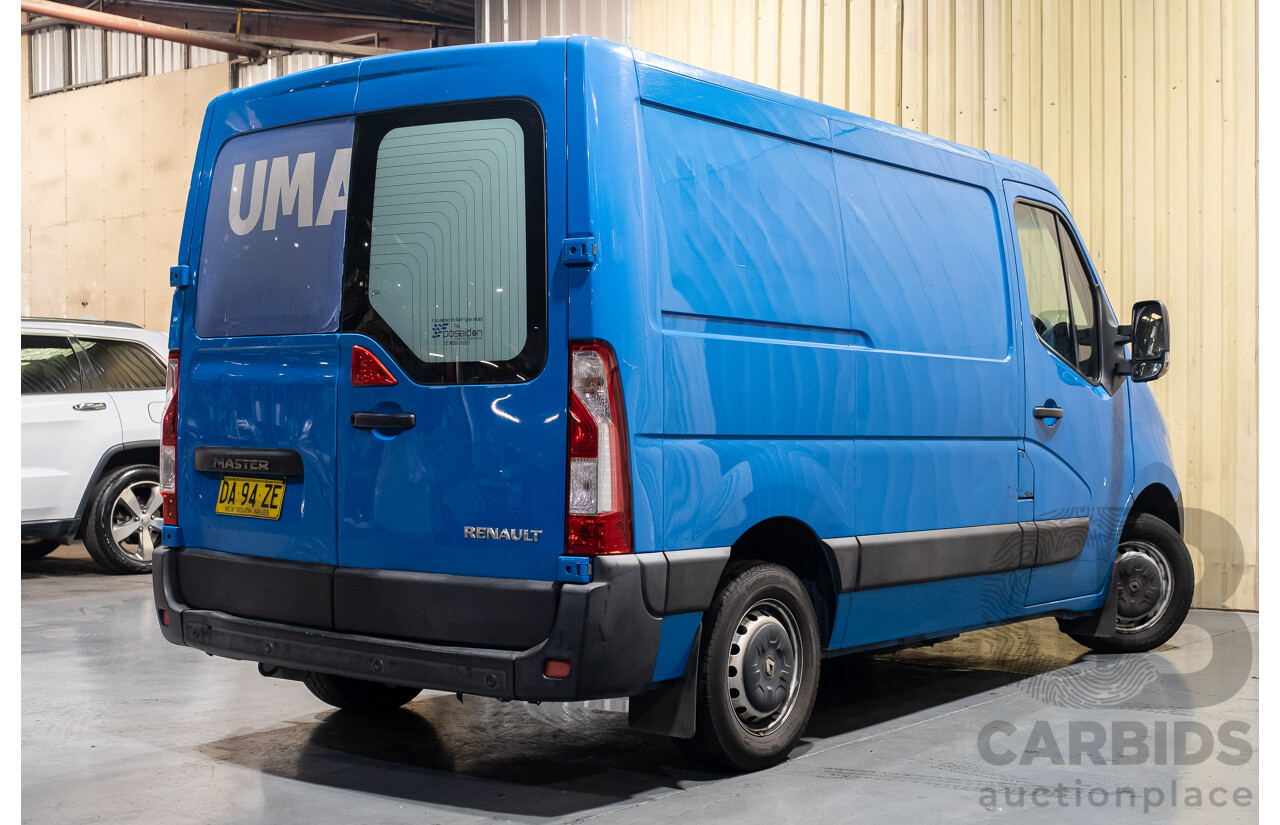 6/2016 Renault Master SWB X62 2d Van Blue 2.3L Turbo Diesel - Refridgerated