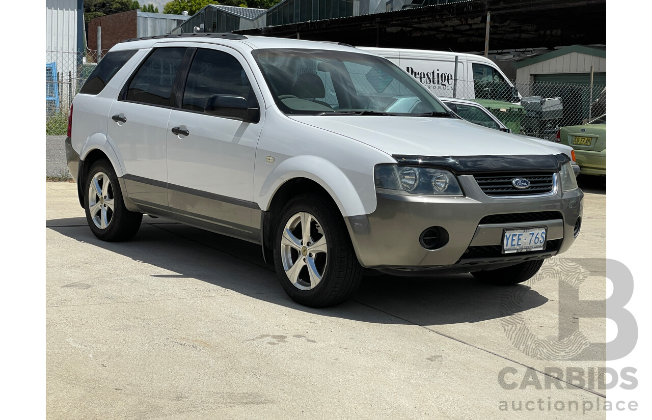 10/2005 Ford Territory TX (rwd) SY 4d Wagon White 4.0L