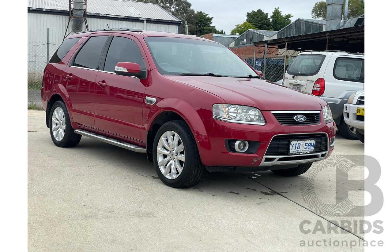 7/2010 Ford Territory GHIA (rwd) SY MKII 4d Wagon Red 4.0L