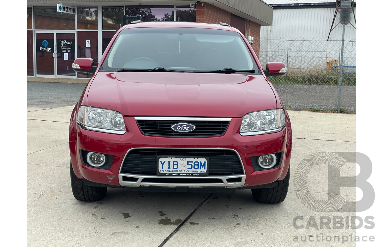 7/2010 Ford Territory GHIA (rwd) SY MKII 4d Wagon Red 4.0L