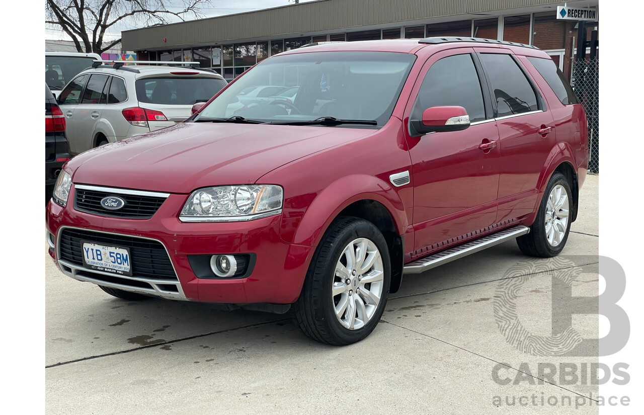 7/2010 Ford Territory GHIA (rwd) SY MKII 4d Wagon Red 4.0L