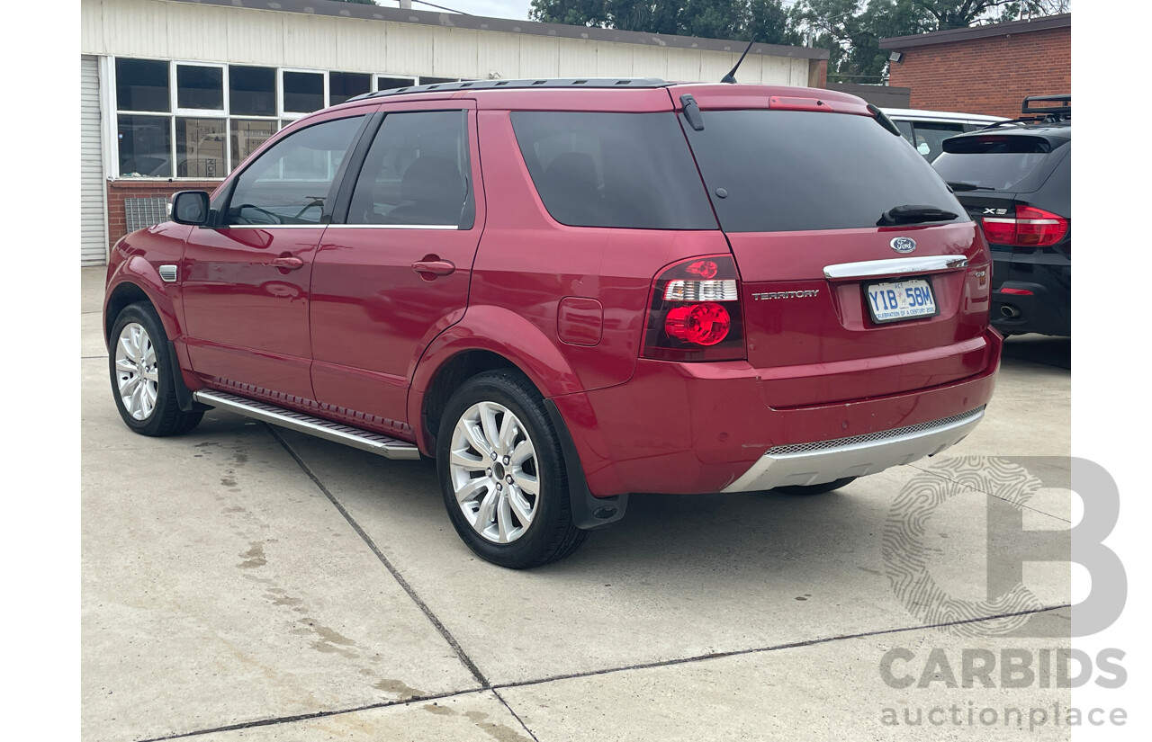 7/2010 Ford Territory GHIA (rwd) SY MKII 4d Wagon Red 4.0L