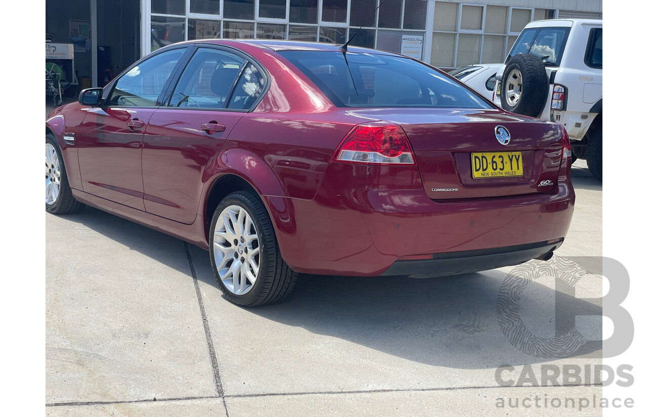 8/2008 Holden Commodore Omega 60TH Anniversary VE MY09 4d Sedan Red 3.6L