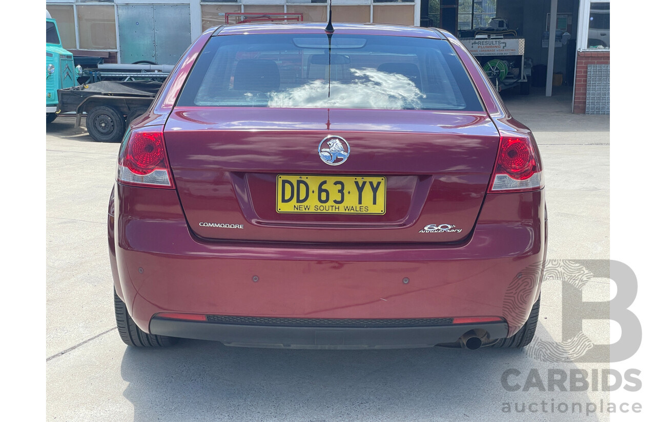 8/2008 Holden Commodore Omega 60TH Anniversary VE MY09 4d Sedan Red 3.6L