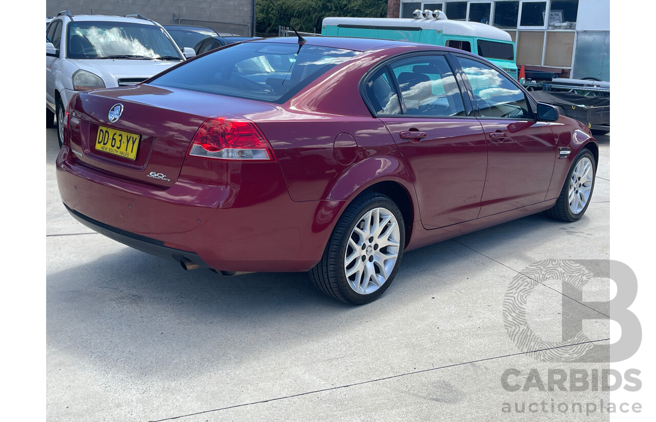 8/2008 Holden Commodore Omega 60TH Anniversary VE MY09 4d Sedan Red 3.6L