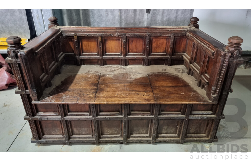 Medieval Style Pub Bench Seat - Timber