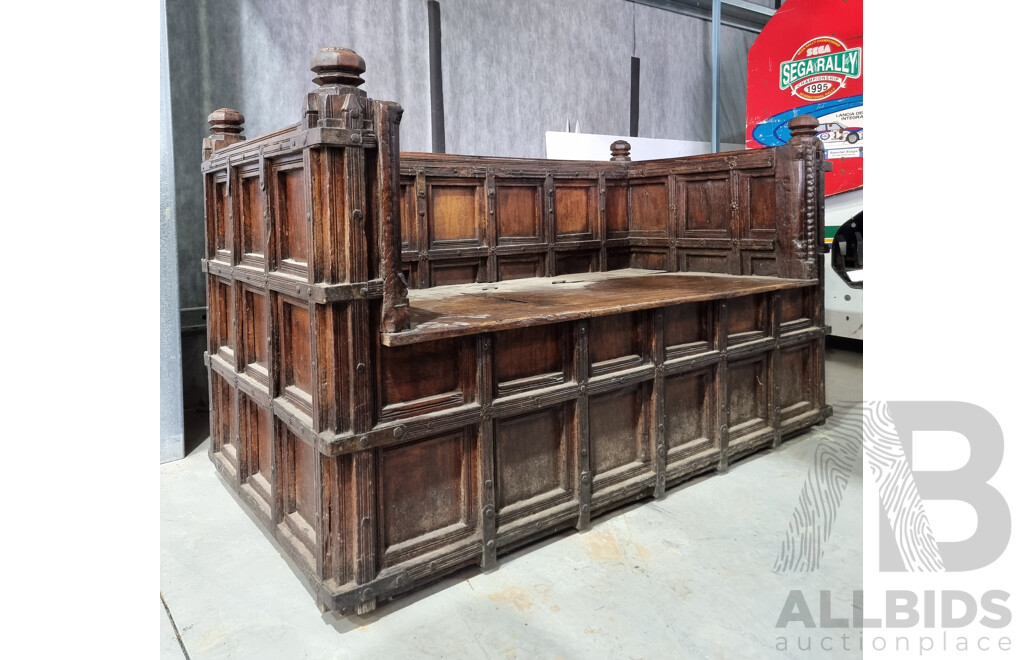 Medieval Style Pub Bench Seat - Timber