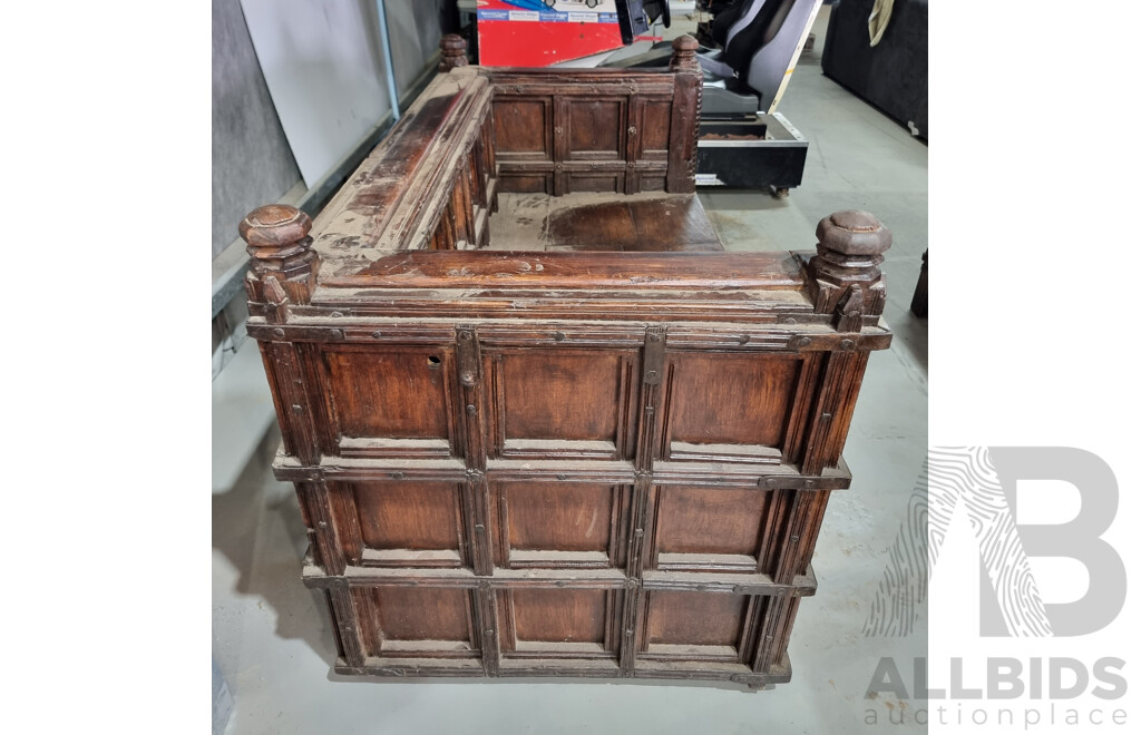 Medieval Style Pub Bench Seat - Timber