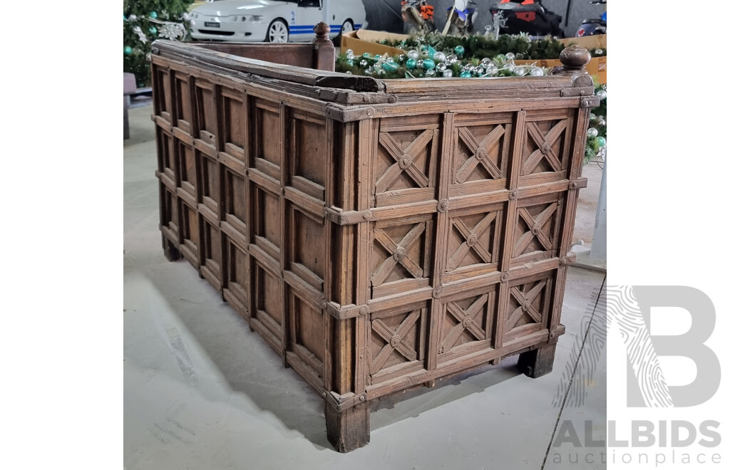 Medieval Style Pub Bench Seat - Timber