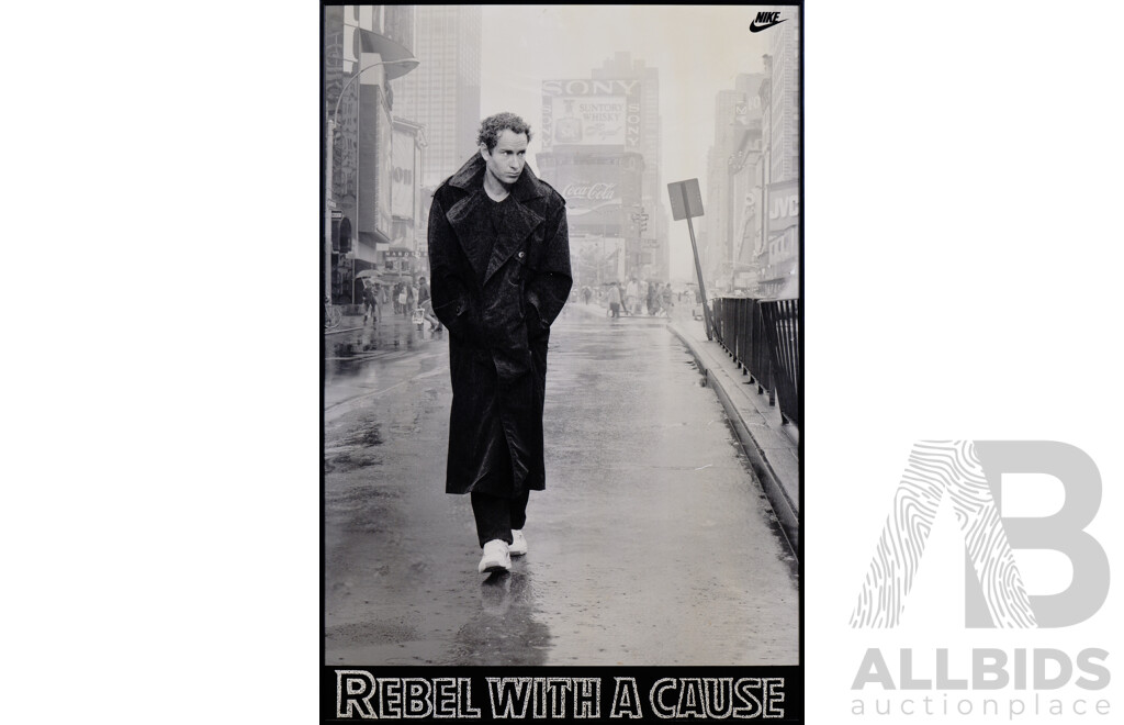 Vintage Nike Poster, John McEnroe - Rebel with a Cause C1978