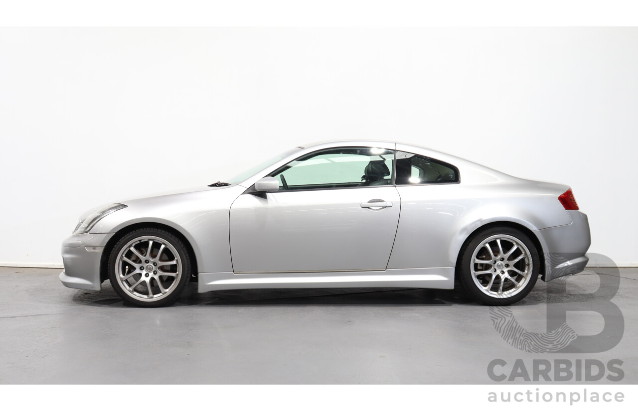 2/2005 Nissan Skyline V35 350 GT 2d Coupe Silver 3.5L V6