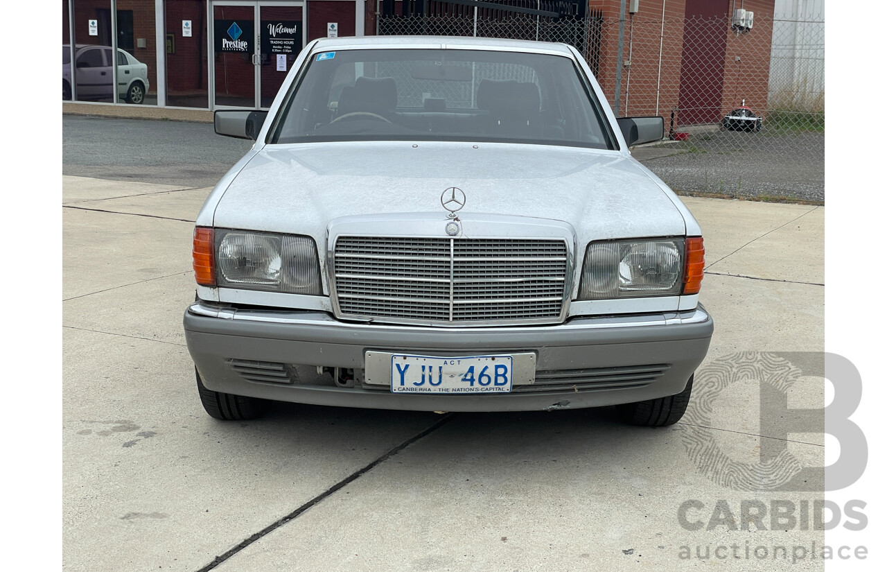 12/1987 Mercedes-Benz 300 SEL W126 4d Sedan White 3.0L