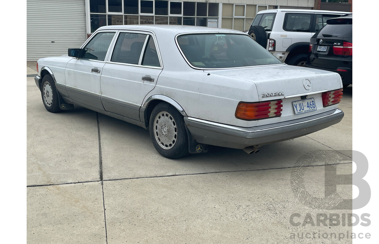 12/1987 Mercedes-Benz 300 SEL W126 4d Sedan White 3.0L