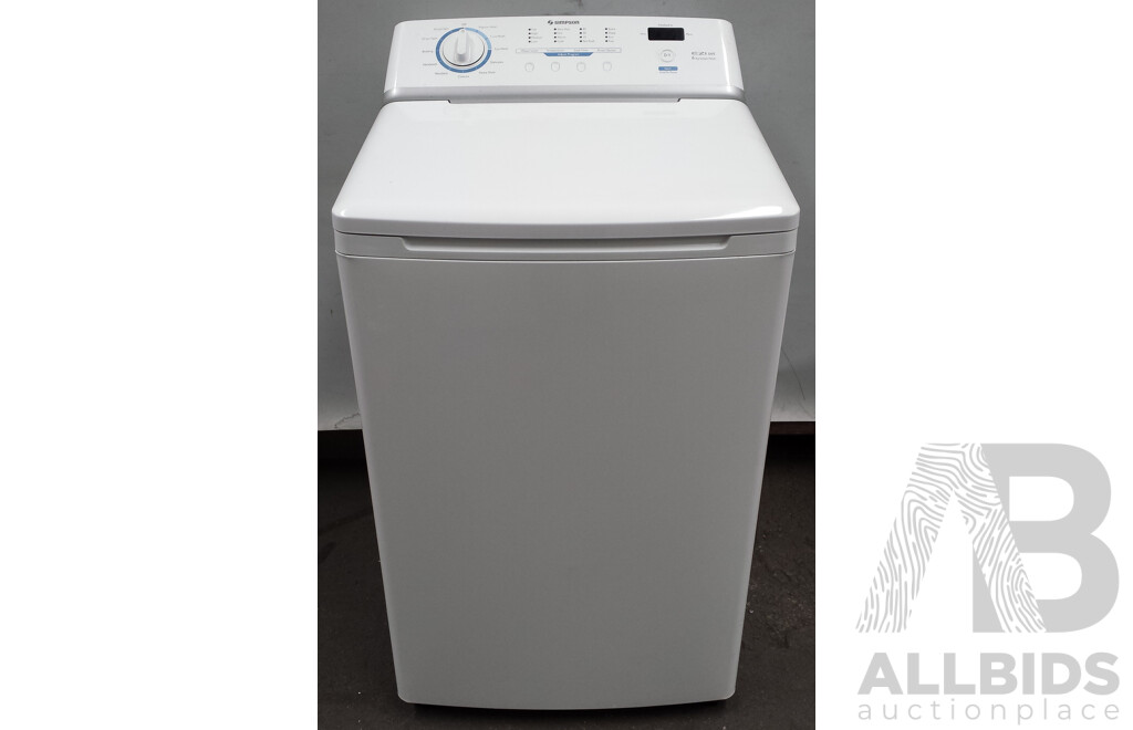 Simpson EZI Set 6.0Kg Washing Machine - Lot 1437882 | ALLBIDS