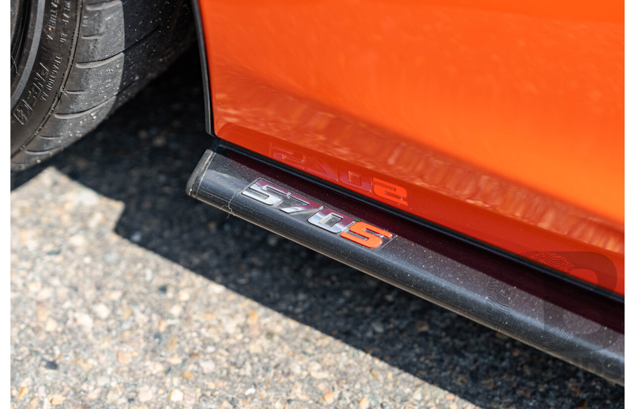 2/2019 McLaren 570S 2d Coupe Ventura Orange 3.8L Twin Turbo V8