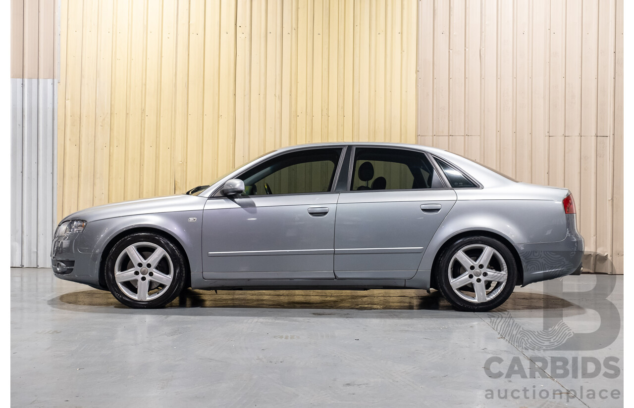 2/2005 Audi A4 1.8T B7 4d Sedan Grey 1.8L Turbo