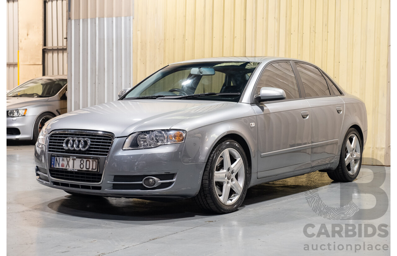 2/2005 Audi A4 1.8T B7 4d Sedan Grey 1.8L Turbo