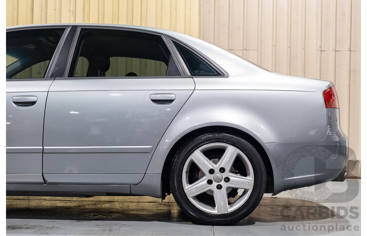 2/2005 Audi A4 1.8T B7 4d Sedan Grey 1.8L Turbo