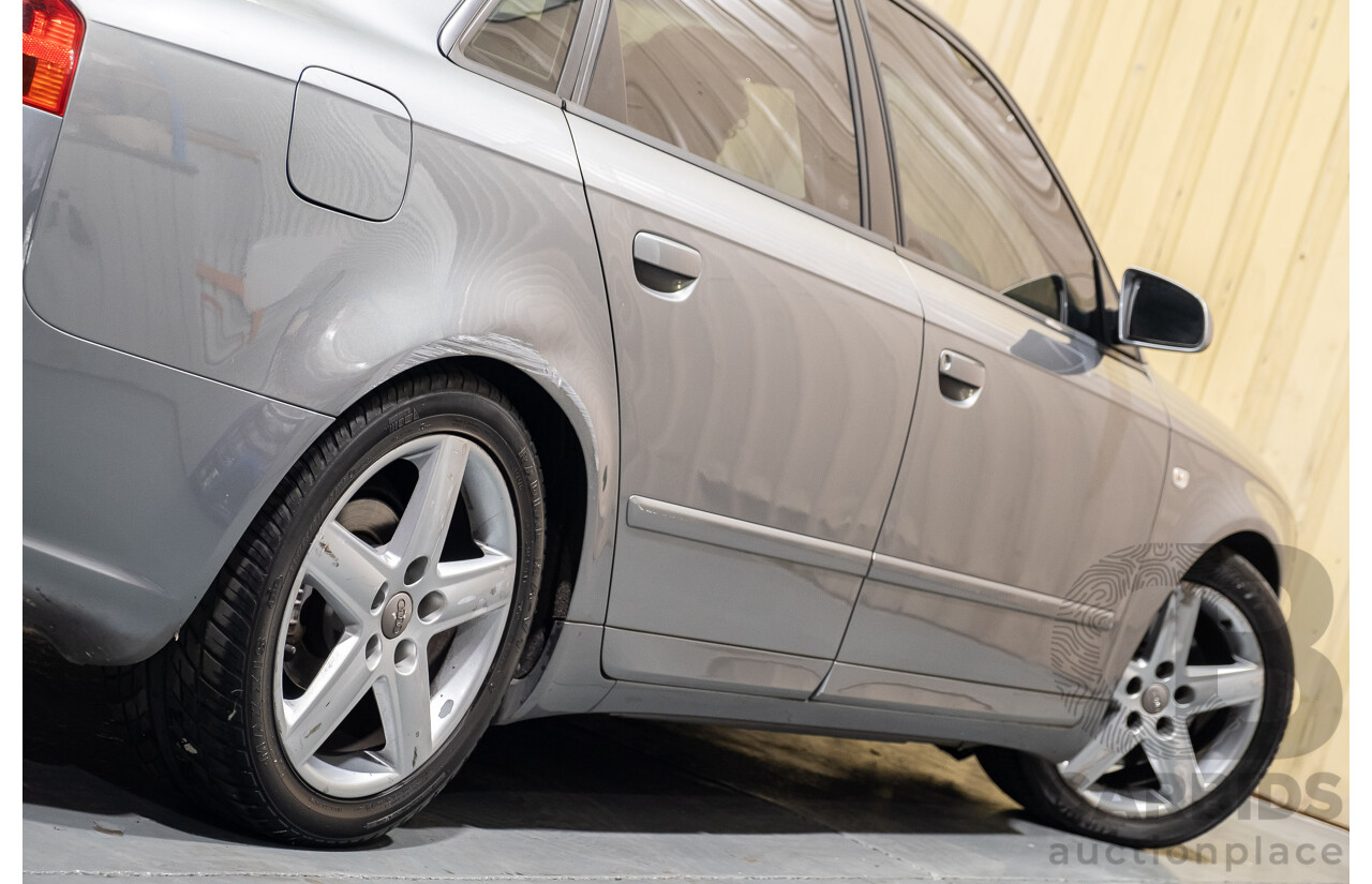 2/2005 Audi A4 1.8T B7 4d Sedan Grey 1.8L Turbo