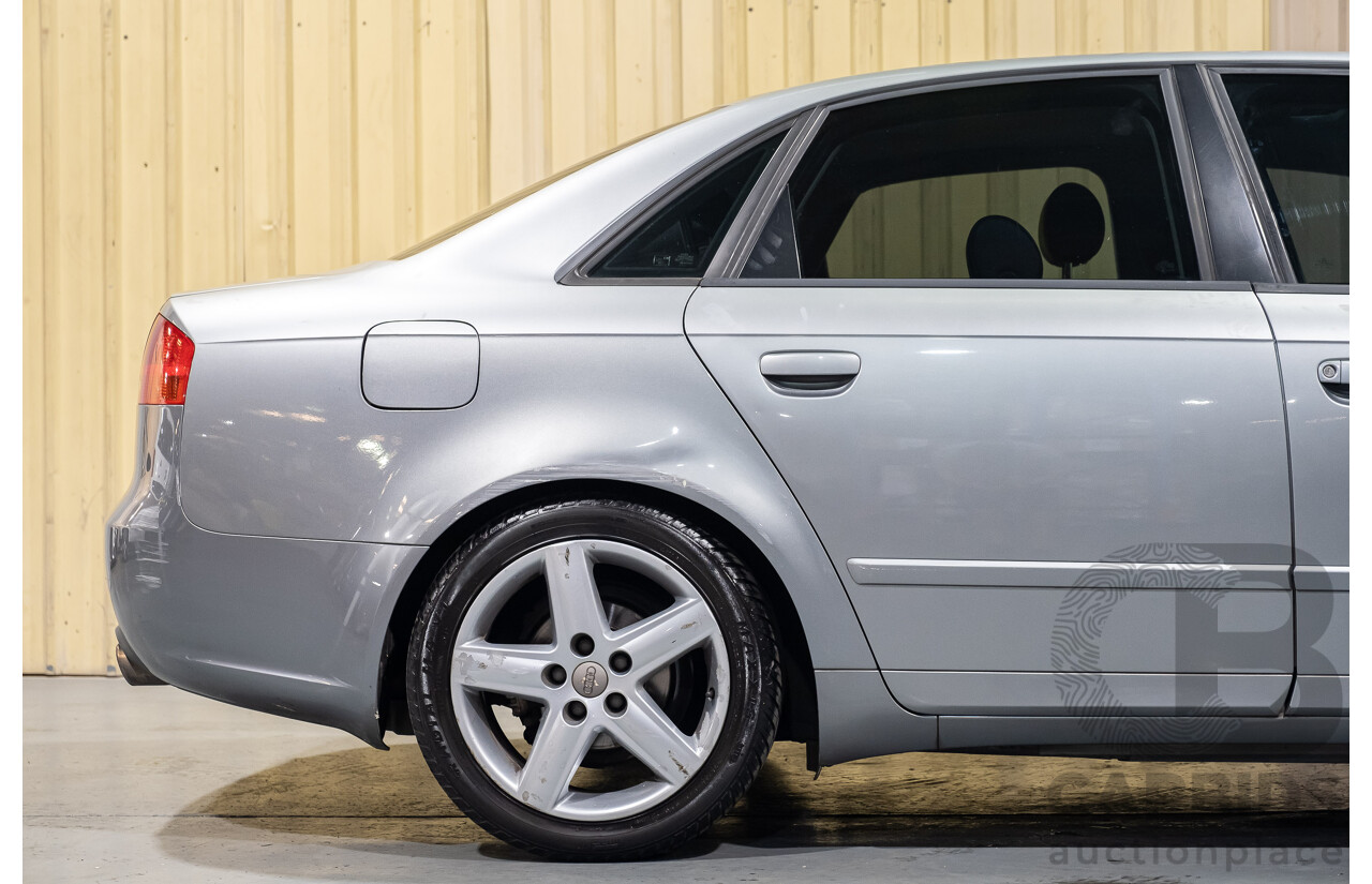 2/2005 Audi A4 1.8T B7 4d Sedan Grey 1.8L Turbo