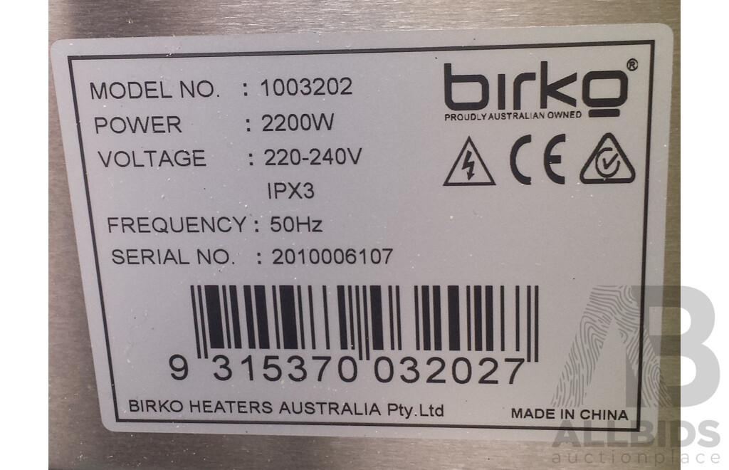 Birko 600 Slice Electric Conveyor Toaster