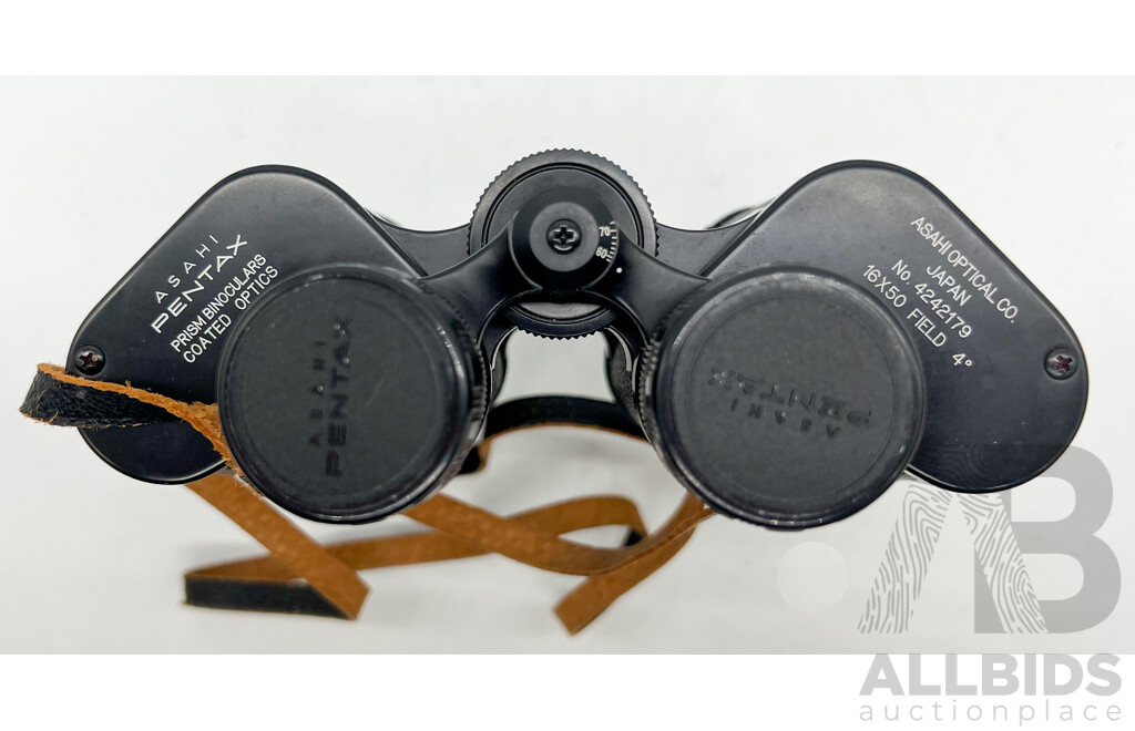 Vintage asahi pentax sales binoculars