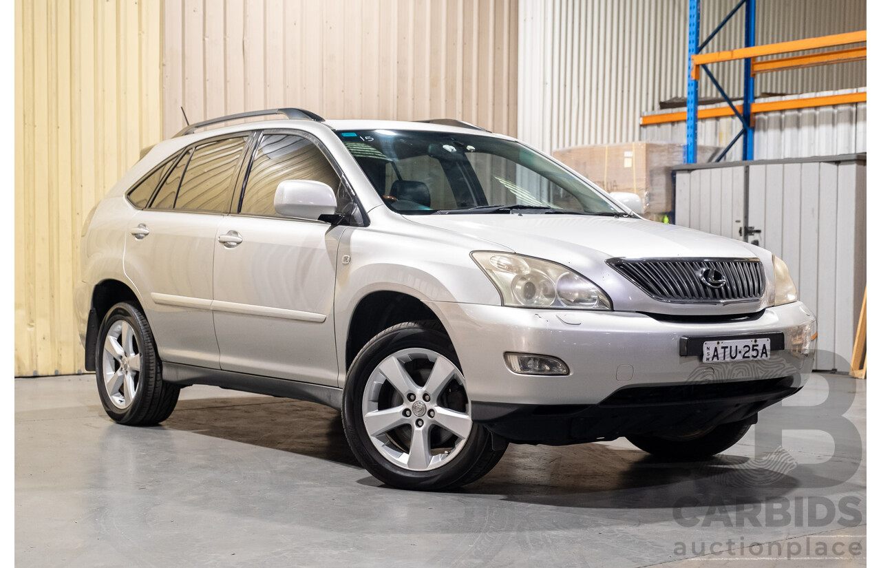 1/2005 Lexus RX330 Sports (AWD) MCU38R UPDATE 4d Wagon Silver V6 3.3L