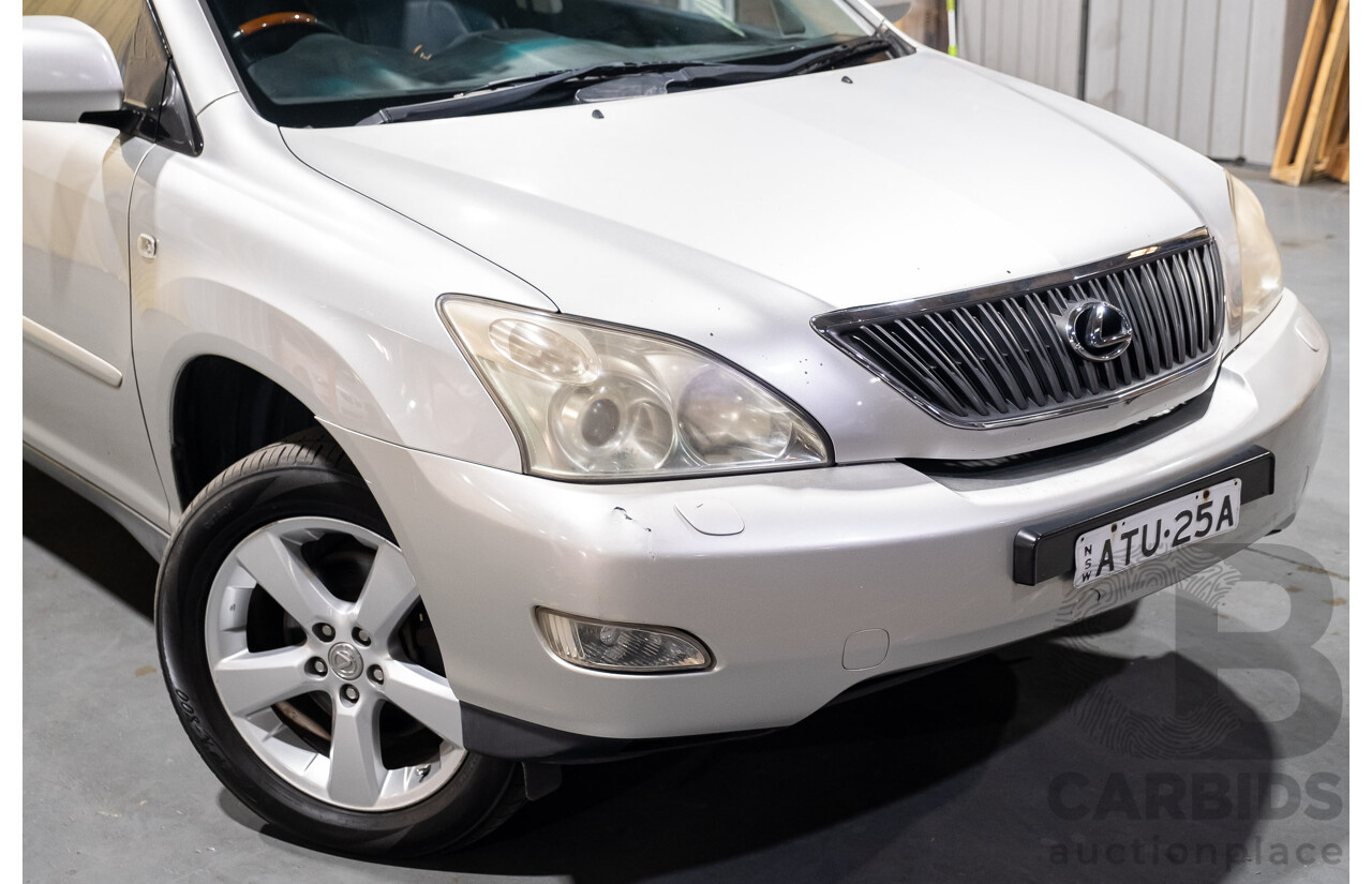 1/2005 Lexus RX330 Sports (AWD) MCU38R UPDATE 4d Wagon Silver V6 3.3L