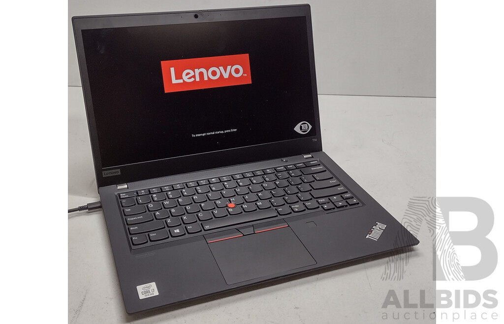 Lenovo (TP00103E) Thinkpad T14 Gen 1 Intel Core i7 (10510U) 1.60GHz-3.40GHz 4-Core CPU 14-Inch Touchscreen Laptop